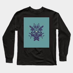 Beautiful Symmetry blue version Long Sleeve T-Shirt